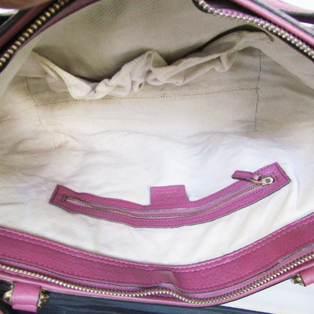GUCCI PEBBLED CALFSKIN SMALL SOHO TOP HANDLE BAG-100% AUTHENTIC - Picture 8 of 16
